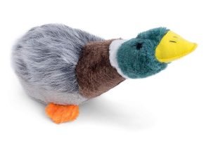 Petface Honking and Squeaky Duck Plush Dog Toy